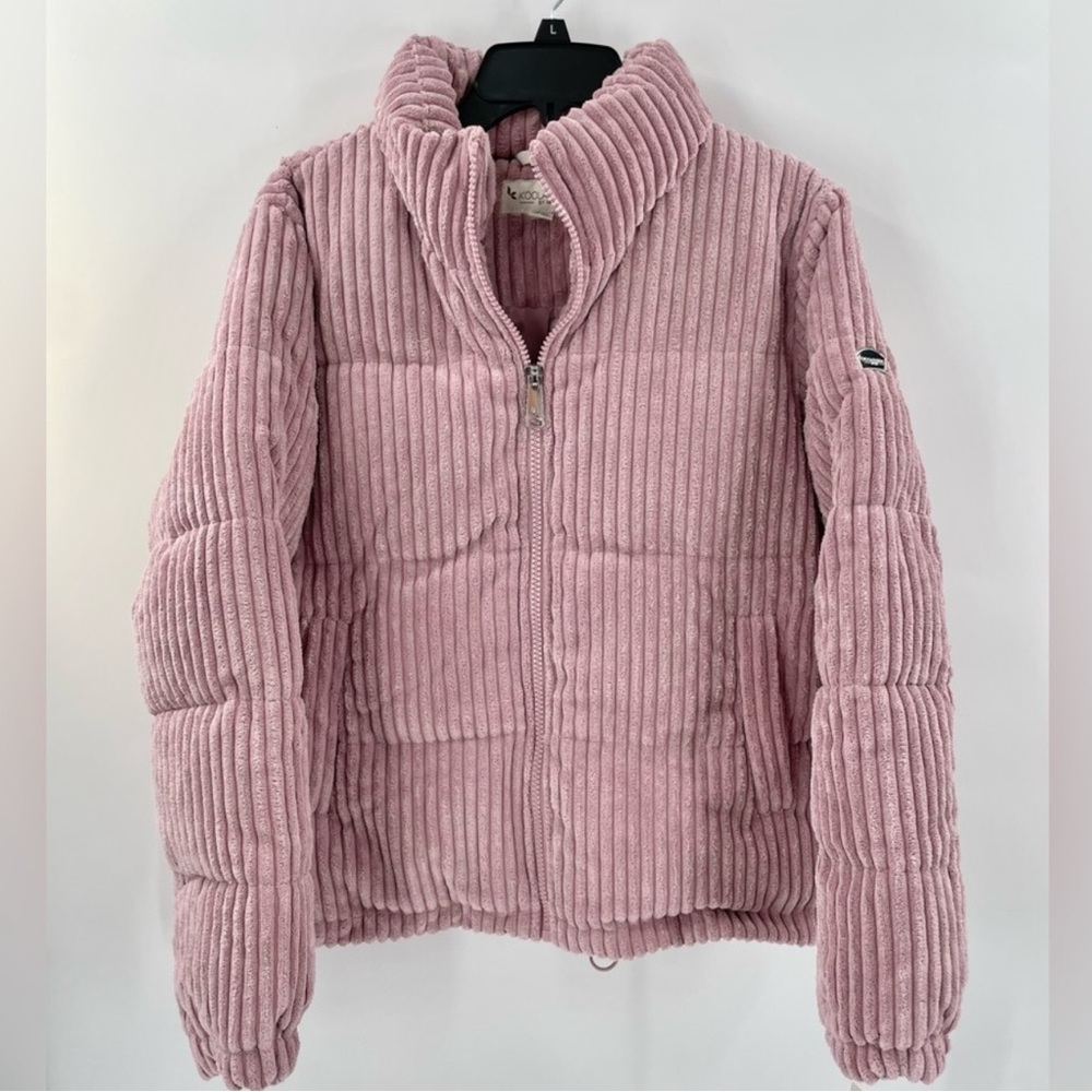 KOOLABURRA BY UGG Pink Corduroy Puffer Jacket
